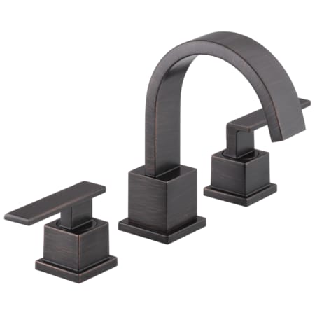 Delta 3-hole 6-16" installation Hole Widespread Lavatory Faucet, Venetian Bronze 3553LF-RB